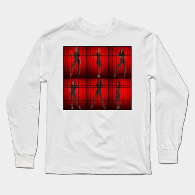 Legendary Cell Block Tango Mashup v2 Long Sleeve T-Shirt by RotemChan